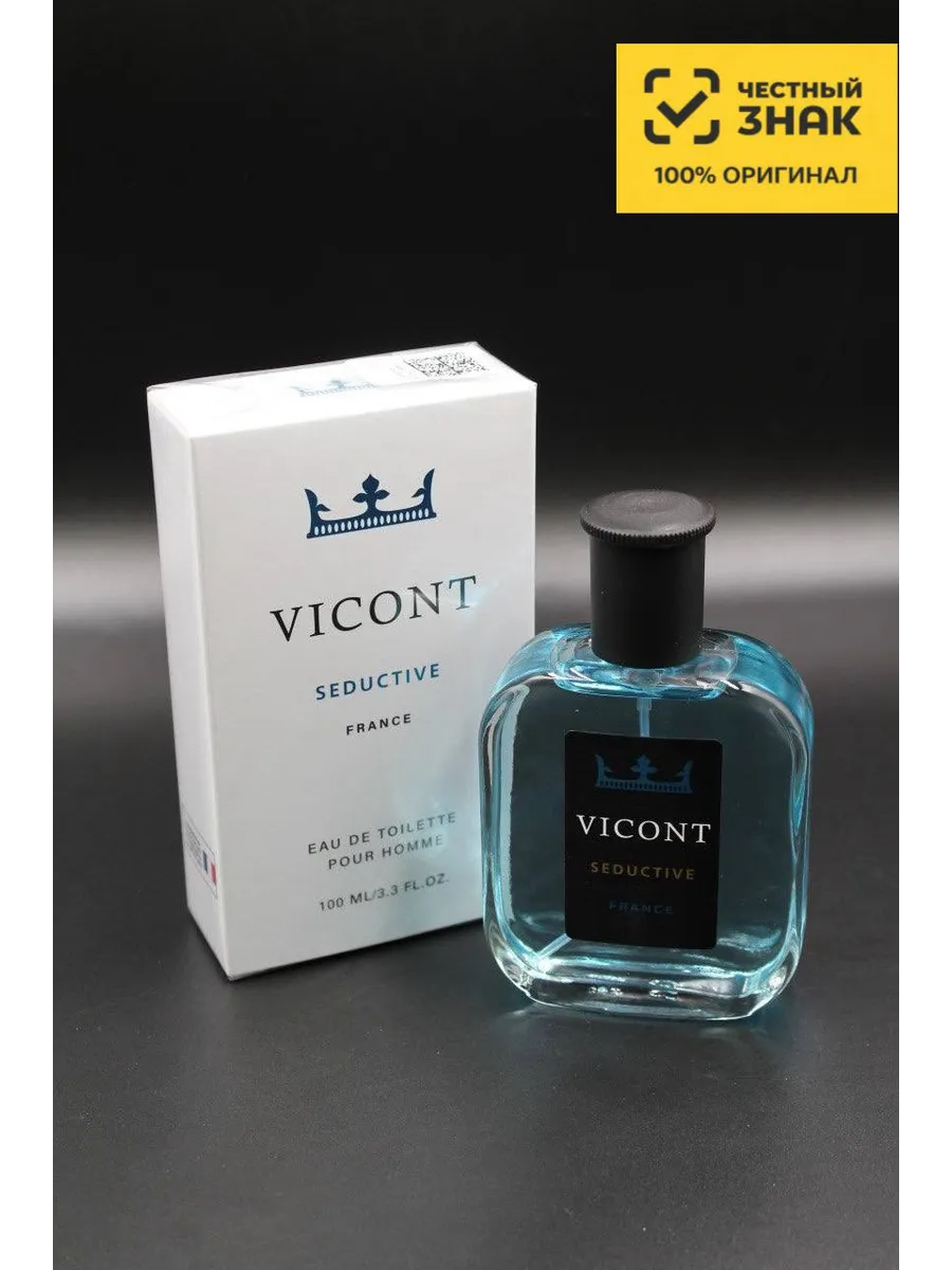 Мужская Туалетная вода Виконт Седуктив Vicont Seductive, 100 мл