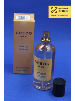 Мужская Туалетная вода Red Label Credo Man World Legend Ред Лейбл Кредо Мен Ворлд Легенд, 100 мл