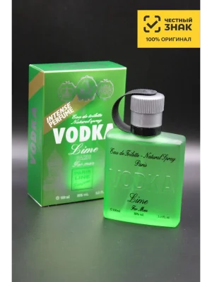 Туалетная вода для мужчин Водка Лайм Интенс Intense Vodka Lime, 100 мл