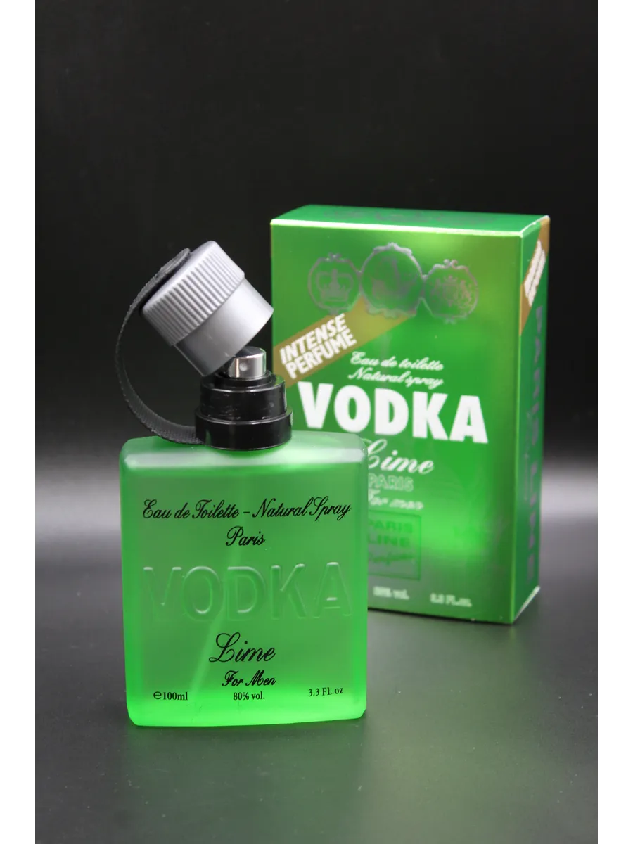 Туалетная вода для мужчин Водка Лайм Интенс Intense Vodka Lime, 100 мл — изображение 2
