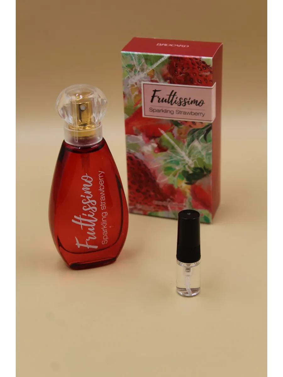 Женские Духи Брокард Фрутиссимо Клубничный Мохито Brocard Fruttissimo Sparkling Strawberry, на распив — изображение 3