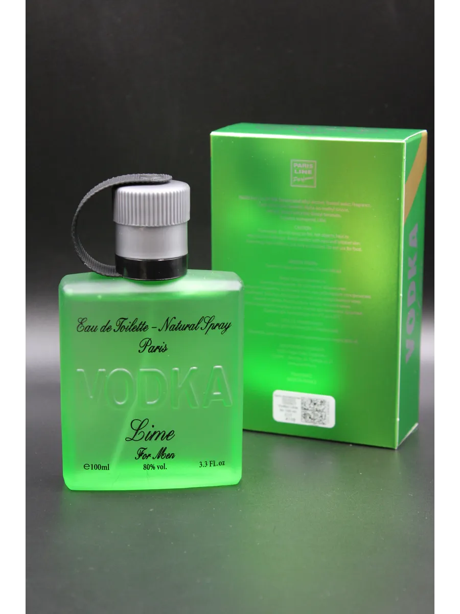 Туалетная вода для мужчин Водка Лайм Интенс Intense Vodka Lime, 100 мл — изображение 3