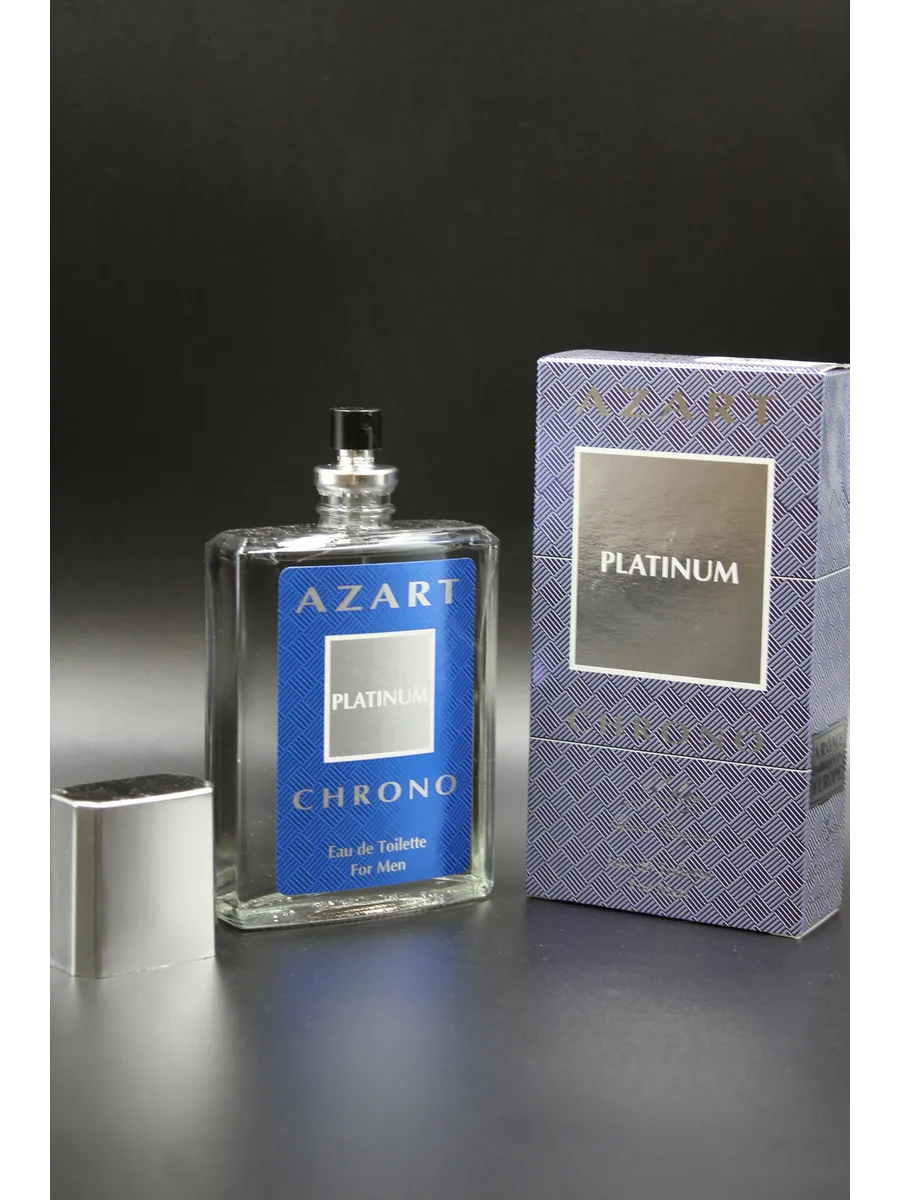 Туалетная вода для мужчин Alain Aregon Azart Chrono Platinum, Азарт Хроно Платинум , 100 мл — изображение 4